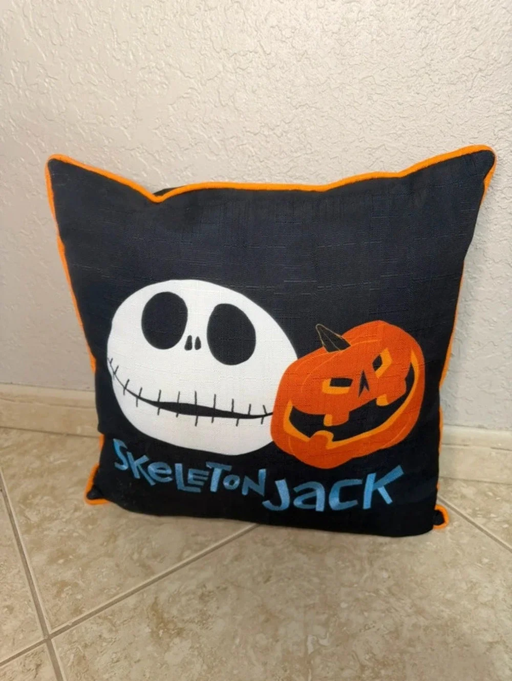 The Nightmare Before Christmas Jack Skellington Halloween 16x16 Pillow